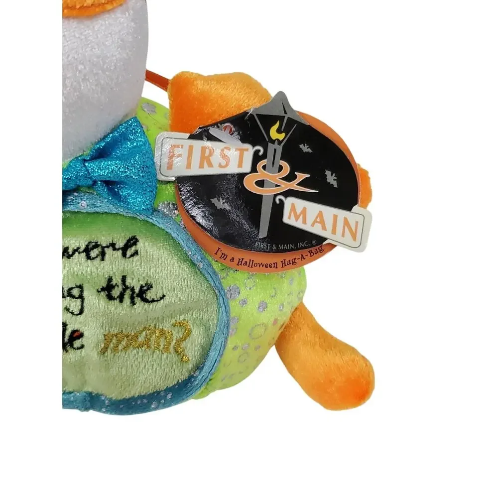 FIRST AND MAIN Vintage 2002 HALLOWEEN HUG A BUG PLUSH ANIMAL BOOGIE MAN 6 Inch